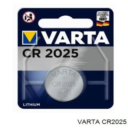 CR2025 Varta pilha seca de berloque