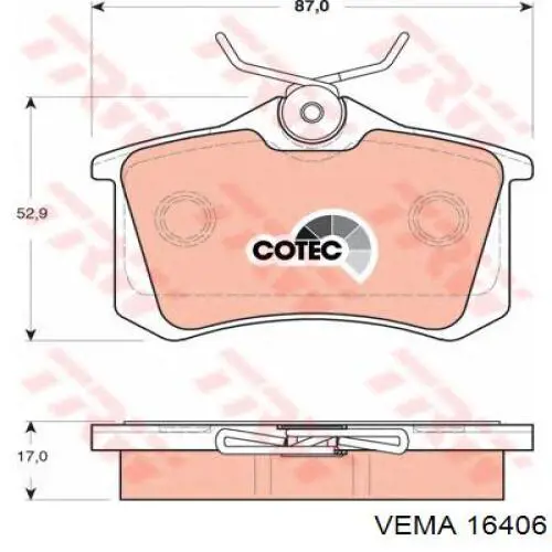 Ступицы передних колес Vema 16406 цена, от 21.54 USD
