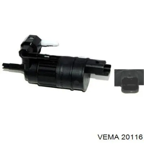20116 Vema рычаг (тяга задней подвески продольный нижний правый)