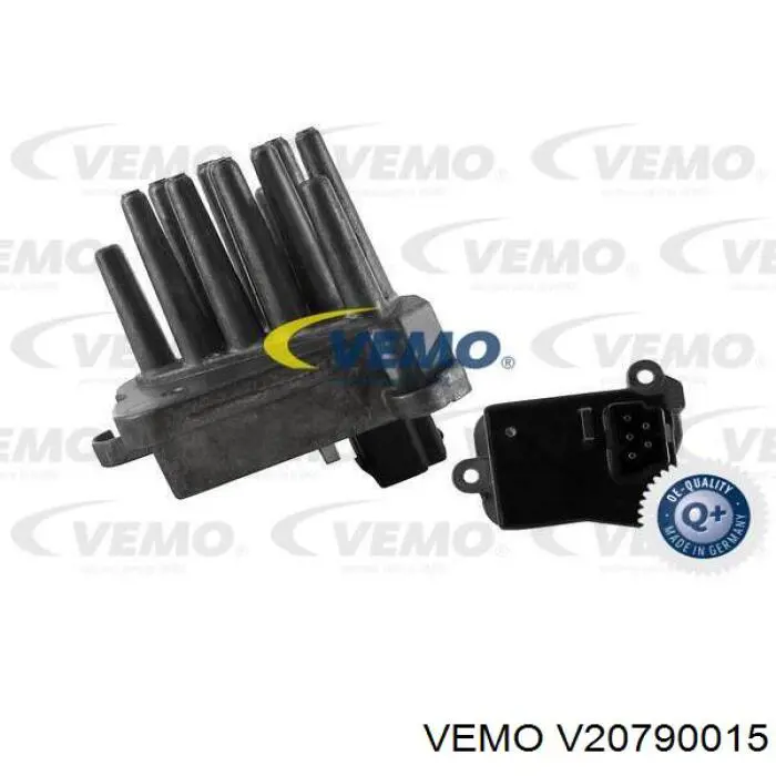 V20790015 Vemo резистор (сопротивление вентилятора печки (отопителя салона) задний)