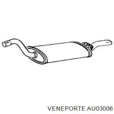 Глушитель задний AU03006 Veneporte