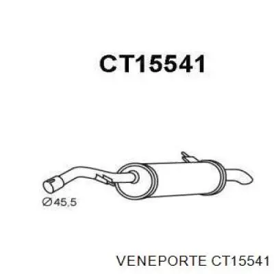 Глушитель задний CT15541 Veneporte