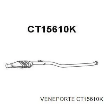 CT15610K Veneporte труба приемная (штаны глушителя передняя)