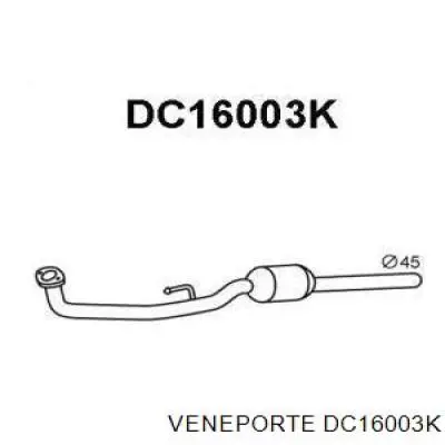 Конвертор-катализатор (каталитический нейтрализатор) DC16003K VENEPORTE