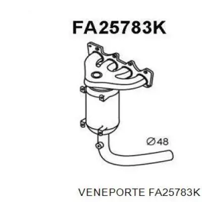 Задний тормозной шланг FA25783K Veneporte