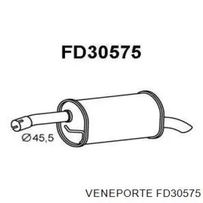 Глушитель, задняя часть FD30575 Veneporte