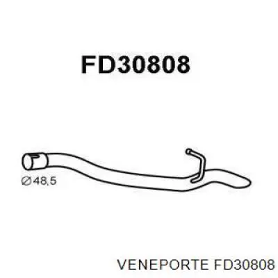 Глушитель задний FD30808 Veneporte