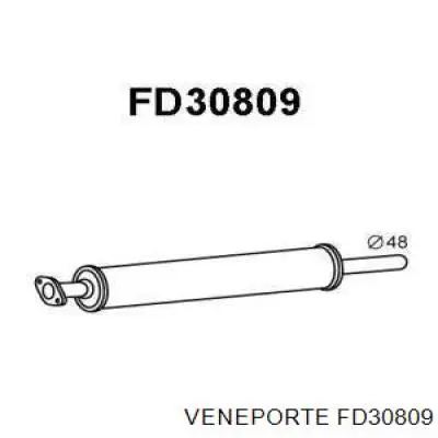 FD30809 Veneporte глушитель, передняя часть