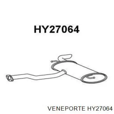 Глушитель задний HY27064 Veneporte