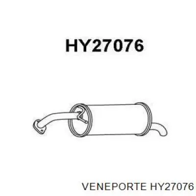 Глушитель задний HY27076 Veneporte