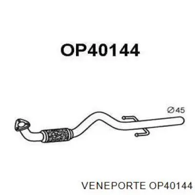 OP40144 Veneporte tubo de admissão dianteiro (calças do silenciador)