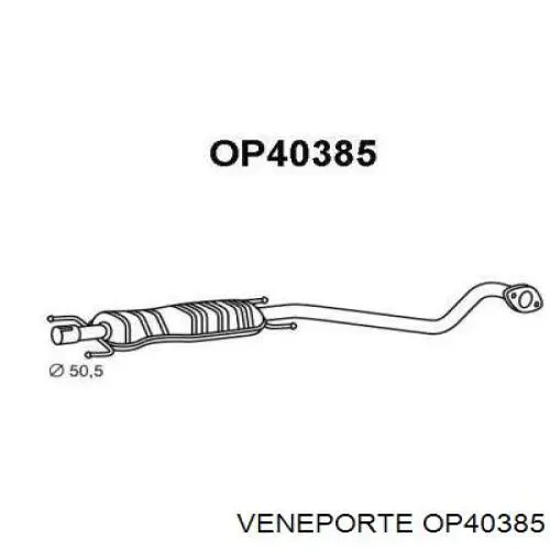 Центральная часть глушителя OP40385 Veneporte