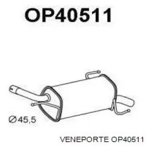 Глушитель задний 05132 Asmet