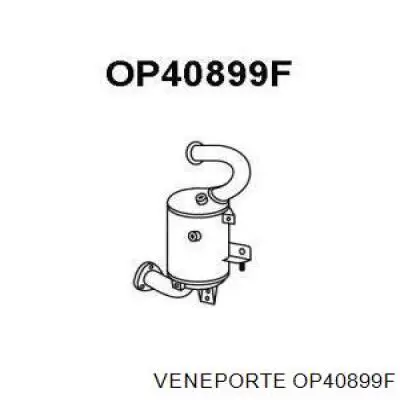 Filtro de partículas do sistema dos gases de escape para Opel Zafira (P12)