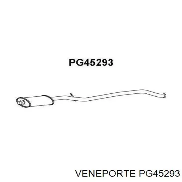 Центральная часть глушителя PG45293 Veneporte