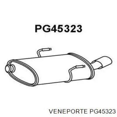 Глушитель задний PG45323 Veneporte