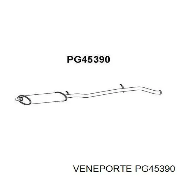 Центральная часть глушителя PG45390 Veneporte