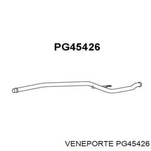 Центральная часть глушителя PG45426 Veneporte