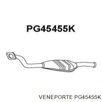 PG45455K Veneporte глушитель, передняя часть