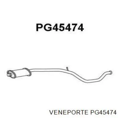 Центральная часть глушителя PG45474 Veneporte