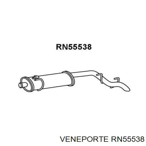 Глушитель задний RN55538 Veneporte