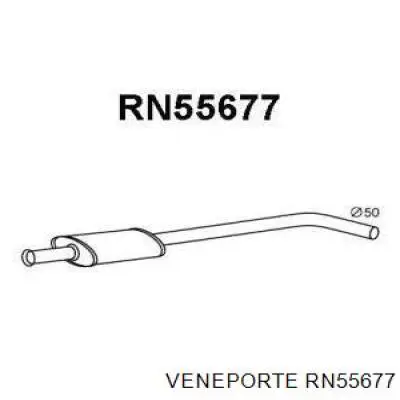 Центральная часть глушителя RN55677 Veneporte