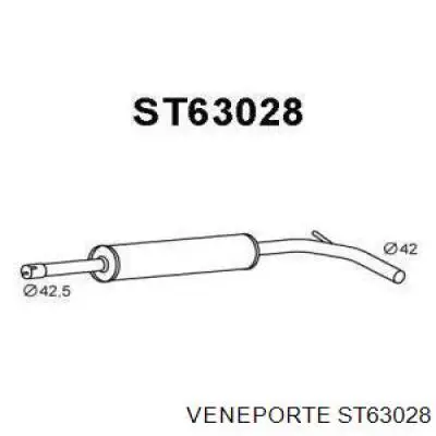 Центральная часть глушителя ST63028 Veneporte