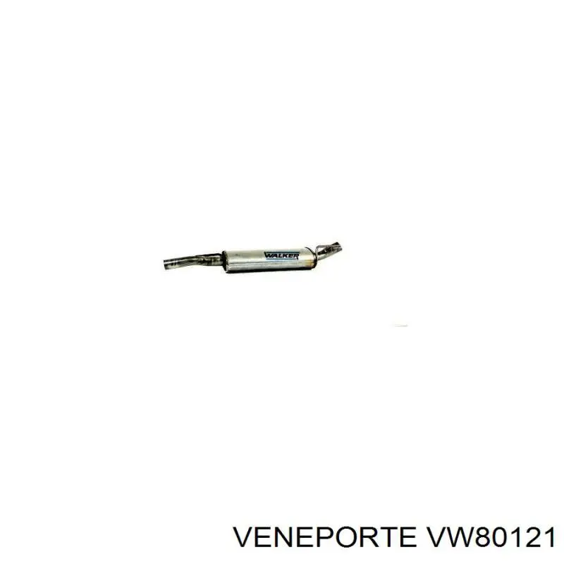 VW80121 Veneporte глушитель, задняя часть