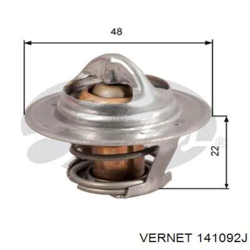 141092J Vernet термостат