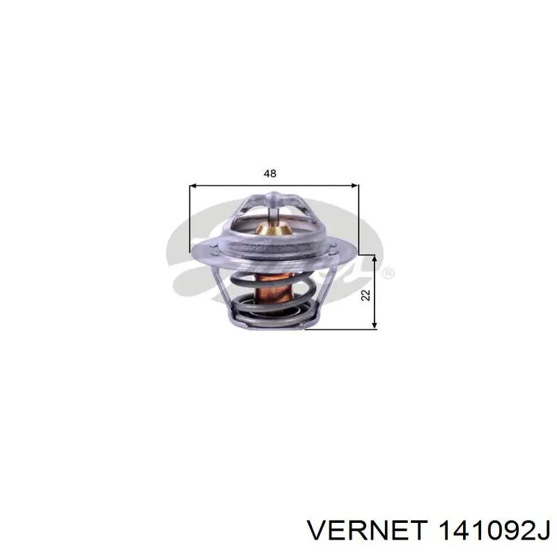 141092J Vernet Авто термостат