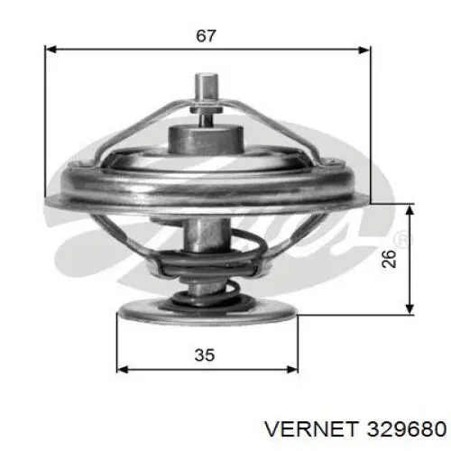 Термостат 329680 Vernet