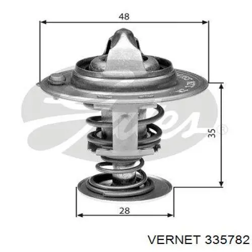 Купить 335782 Vernet Автомобильный термостат