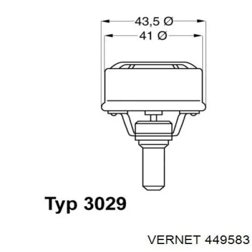449583 Vernet Авто термостат