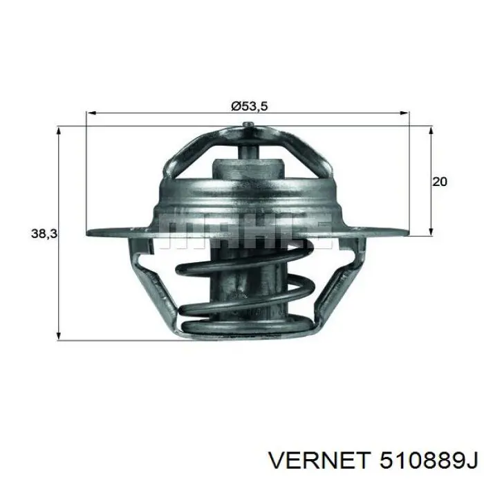 Termostato 510889J Vernet