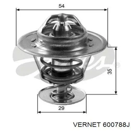 Термостат в корпусе Vernet 600788J цена, от 8.10 USD