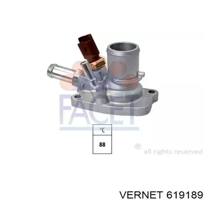 Термостат в корпусе Vernet 619189 цена, от 11.01 USD