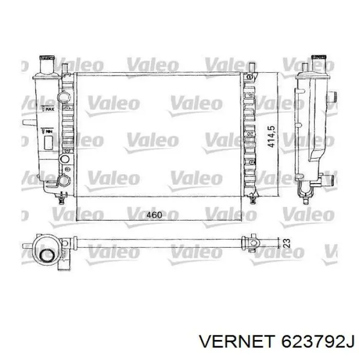 623792J Vernet Авто термостат