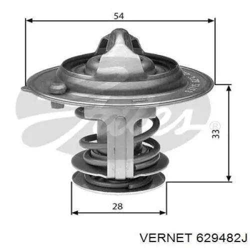 Термостат 629482J Vernet