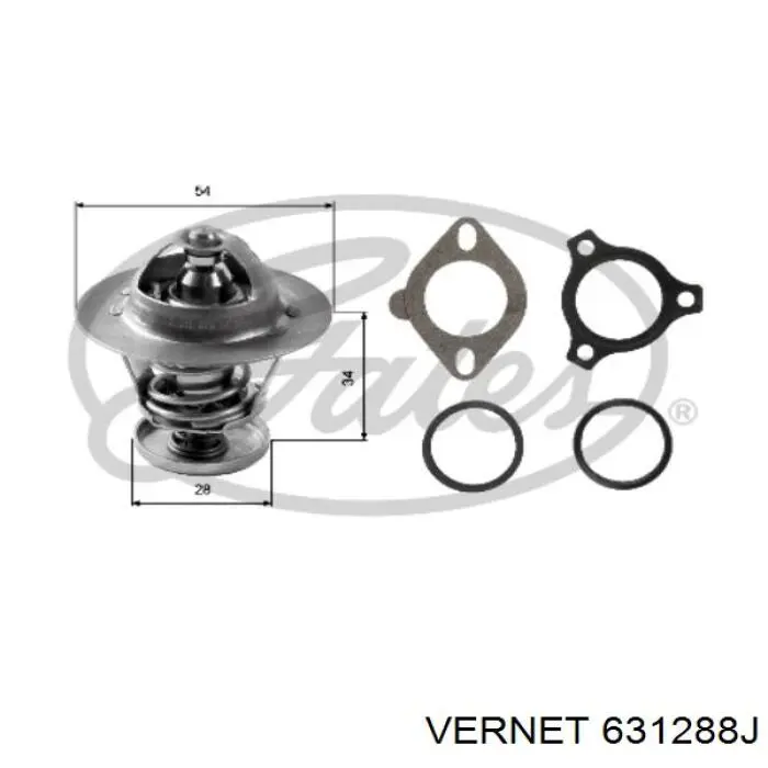 Термостат 631288J Vernet