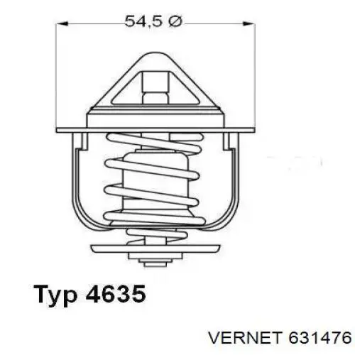 Термостат в корпусе Vernet 631476 цена, от 10.14 USD