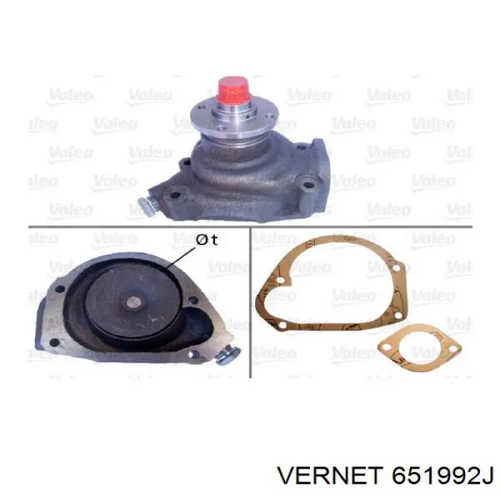 Купить 651992J Vernet Автомобильный термостат