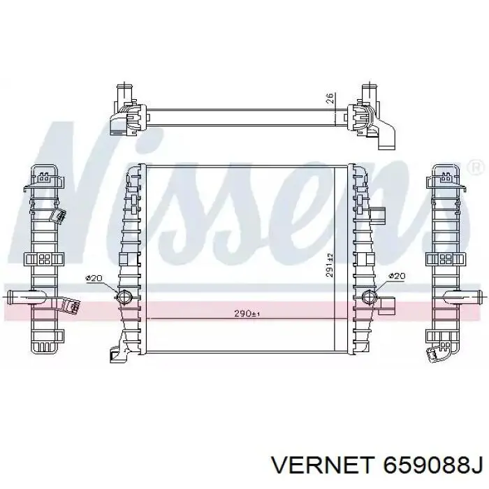 659088J Vernet Авто термостат