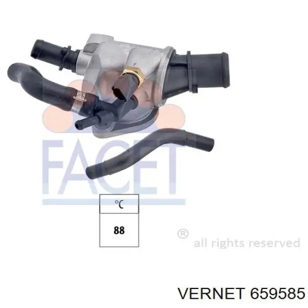 659585 Vernet Авто термостат