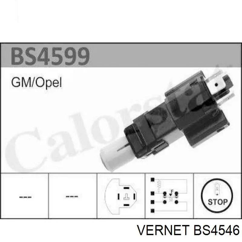Датчик включения сцепления BS4546 Vernet