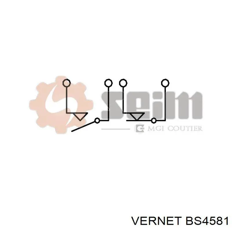 Лягушка тормоза Vernet BS4581