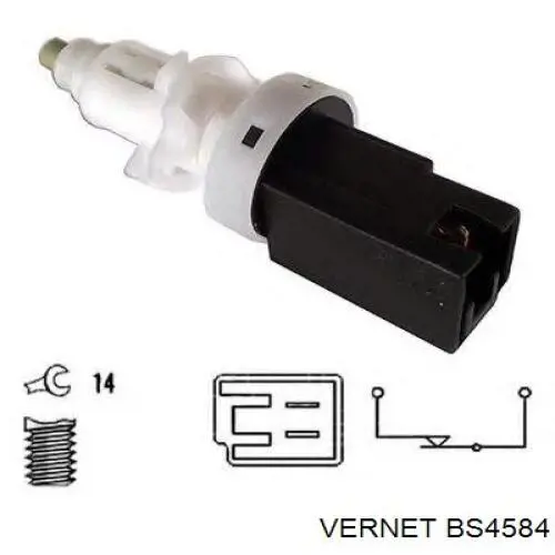 Датчик стоп сигнала BS4584 Vernet