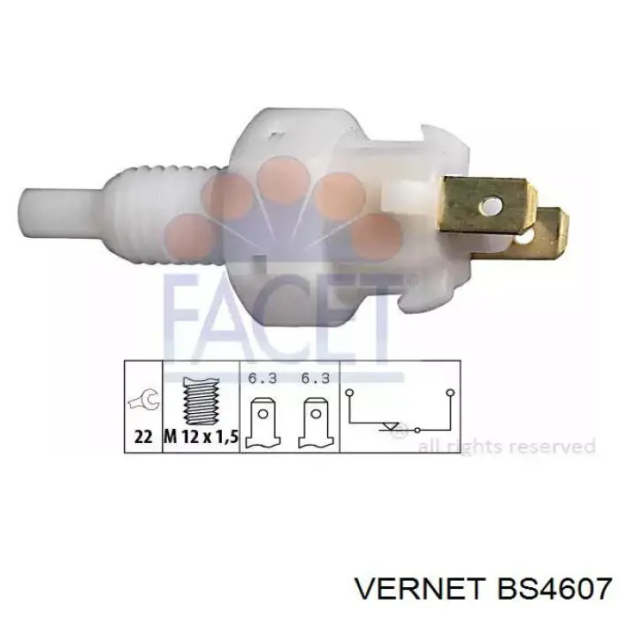 Лягушка тормоза Vernet BS4607