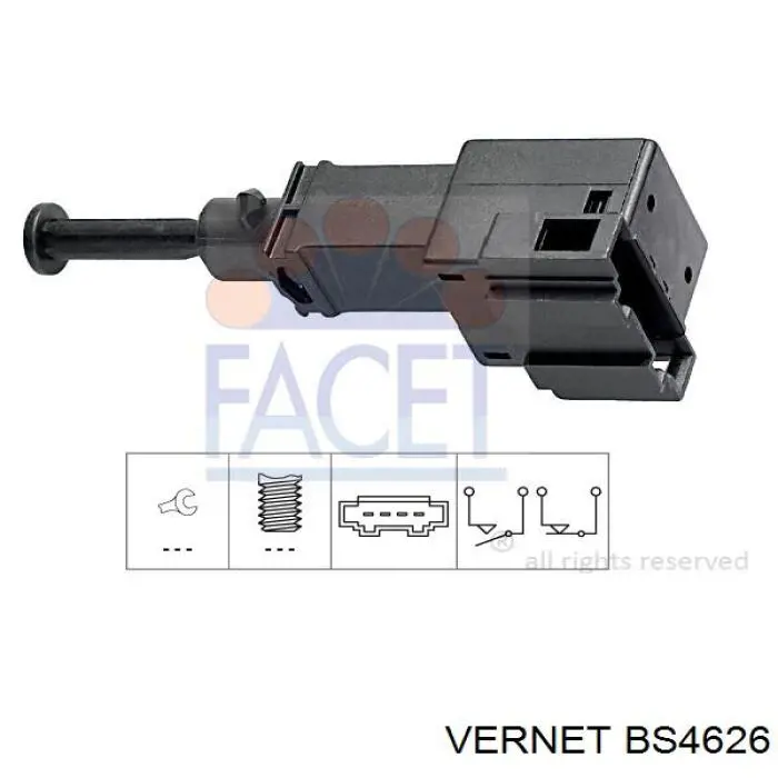 Купить BS4626 Vernet Лягушка стоп сигнала
