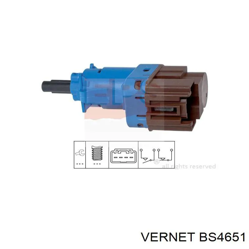 BS4651 Vernet Датчик тормоза