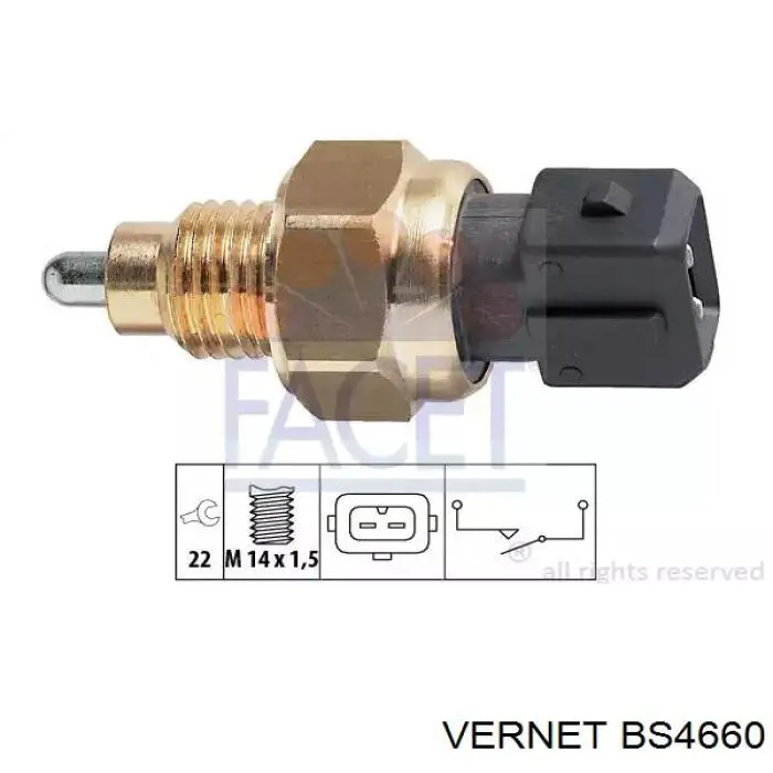 Купить BS4660 Vernet Лягушка стоп сигнала
